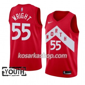 Dres Toronto Raptors Delon Wright 55 Nike 2018-19 Crvena Swingman - Dječji